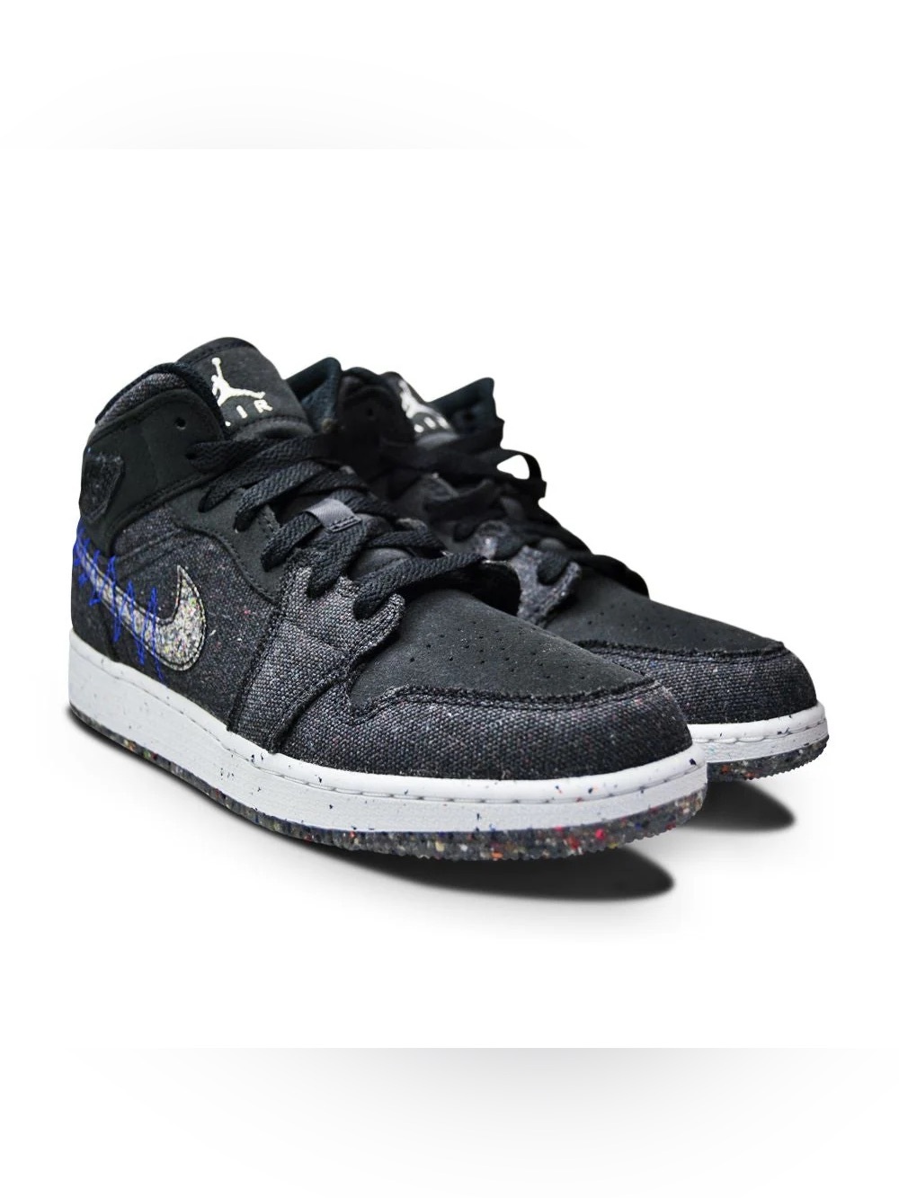 NIKE Jordan 1 Mid SE GS Crater Sneakers DM4334 001